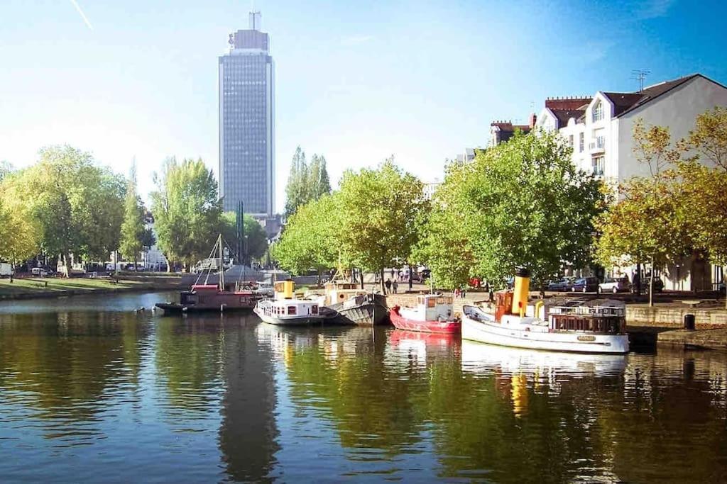 Bel Ecrin Sur L'Ile De Nantes - Gare Tgv, Chu, Congresアパートメント エクステリア 写真