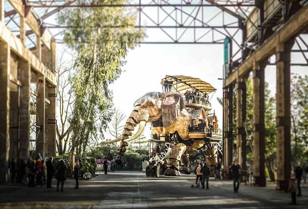 Bel Ecrin Sur L'Ile De Nantes - Gare Tgv, Chu, Congresアパートメント エクステリア 写真